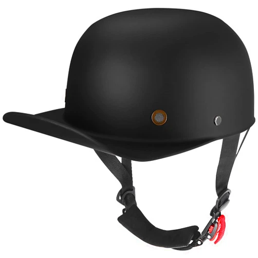 Yesmotor Baseball Style Cap Retro Motorcycle Helmet Unisex-Adult - DOT Approved