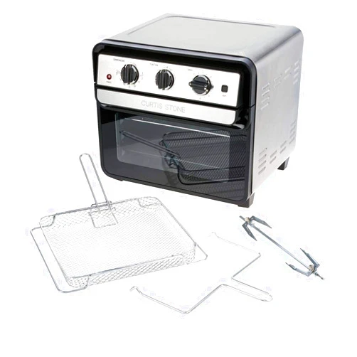 Generic Curtis Stone Dura-Electric 1700-Watt 22L Air Fryer Oven w/Rotisserie Model 698-469 (Renewed)