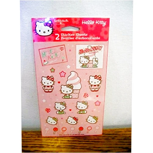 American Greetings Stickety Doo Da Christmas Stickers - 58 Stickers Hello Kitty Holiday Fun