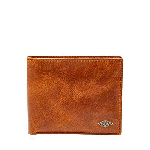 Fossil Men's Ryan Leather RFID-Blocking Bifold Passcase Wallet with Removable Card Case for Men