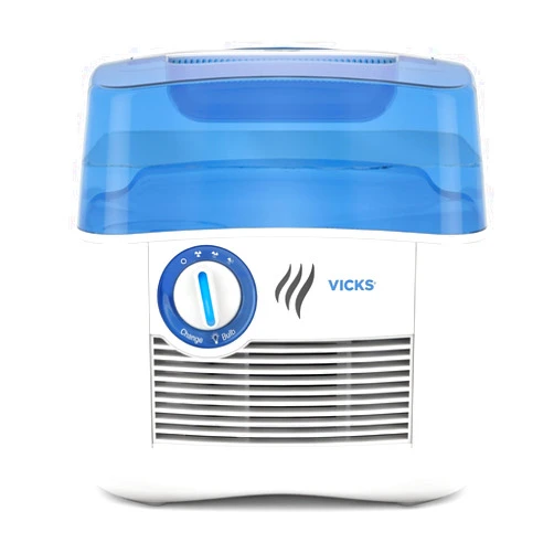 Vicks Cool Mist Humidifier with UV light. Evaporative Humidifier auto-adjusts to room humidity without over humidification. For Kids Bedrooms, Baby Rooms, and More. Use with Vicks VapoPads.