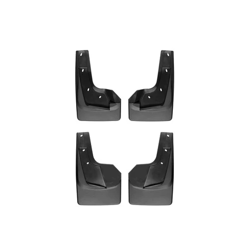 WeatherTech Custom No Drill Splash Guard MudFlaps for Ram 1500, Ram Truck 1500 - Front & Rear Set (110093-120093), Black