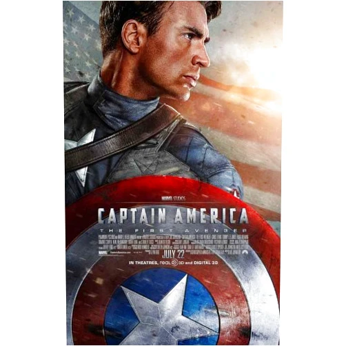Pop Culture Graphics Captain America: The First Avenger Poster Movie B 27 x 40 Inches - 69cm x 102cm Chris Evans Hugo Weaving Stanley Tucci Tommy Lee Jones Richard Armitage Dominic Cooper Toby Jones