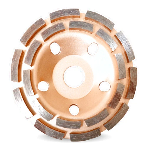VARENO Diamond Concrete Grinding Wheel 5 inch for Polishing and Cleaning Stone Concrete Surface, Cement, Marble, Rock, Granite, and Thinset Removing, Angle Grinder Wheels Cup