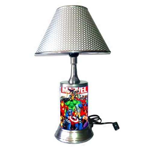 JS Characters Lamp with Shade, Marvel Comics Characters