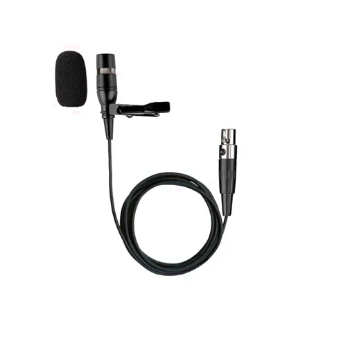 Generic Replacement Lapel mic for SHURE BLX188/CVL Wireless Lavalier Microphone, Unidirectional, ta4f 4 Pins, Black