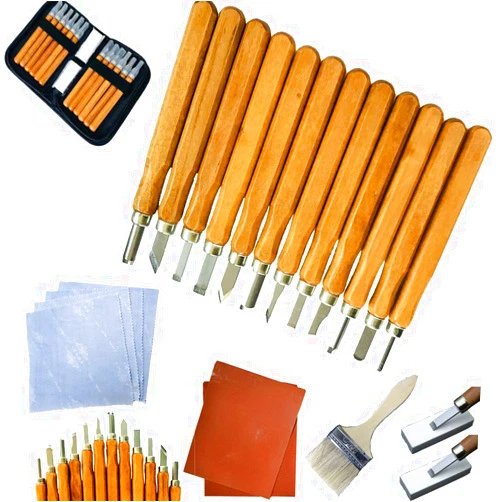 Fycooler Wood Carving Tools,21 Pack Professional Woodworking Carbon Steel Carving Chisels Knife Kit for DIY Sculpture Carpenter Experts & Beginners with Whetstones Sandpaper Brush and Storage Case Kit 21 Pack Professional Woodworking Carving Chisels