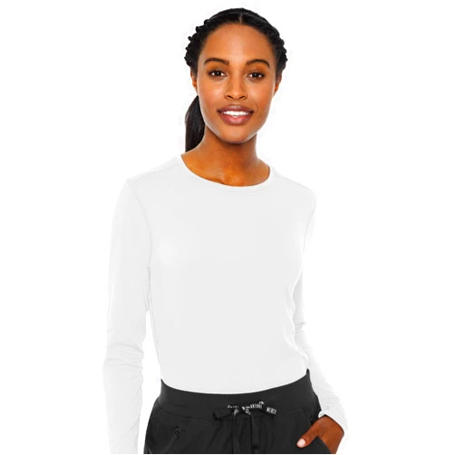 Med Couture Women's 'Activate' Performance Long Sleeve Knit Tee