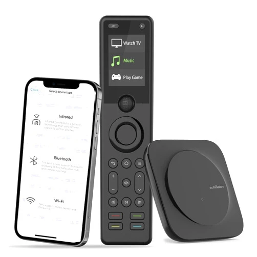 SofaBaton X1S Universal Remote with Hub, Universal Remote Control with One Touch Activities, Customize SofaBaton APP, Compatible with 60 Devices, Compatible with Alexa Google Assistant, Raise to Wake