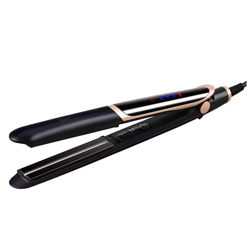 AAADRESSES Professional LED Display Hair Straightener, Hair Negative Ion Infrared Hair Straighting Curling, 4 Level Temperature Regulation, for Hair Salons and Home Use