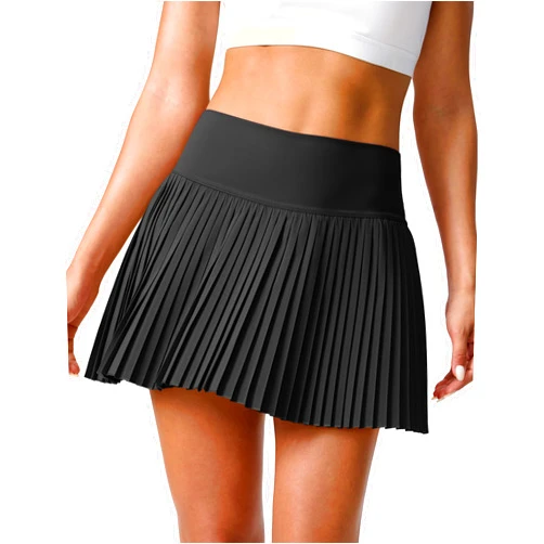 SANTINY Pleated Tennis Skirt for Women with Pockets Shorts Women's High Waisted Lightweight Athletic Golf Skorts Skirts