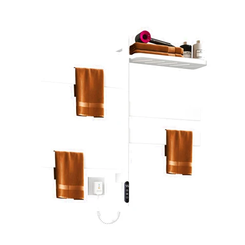SEHAUSEU Rotatable Heated Towel Warmer with Shelf,2.75