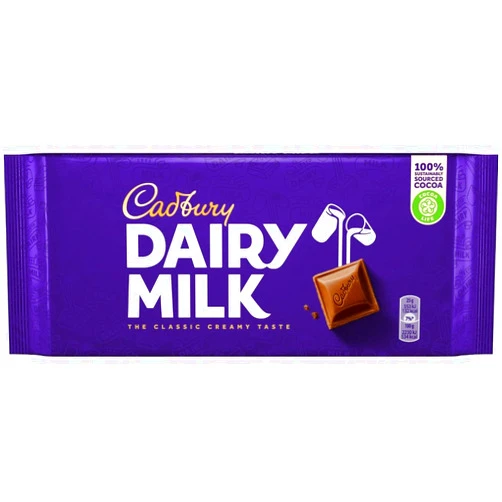 Cadbury Dairy Milk Chocolate 180g (Pack of 1)