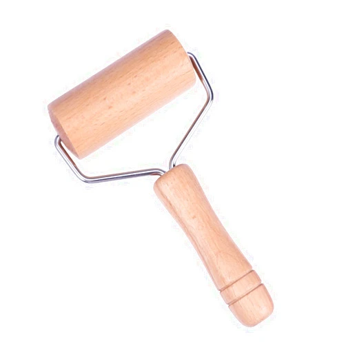 VINTORKY 1pc t Shape Maple Wood Rolling Pin Rolling for Baking Cloth for Pizza and Biscuit Printing