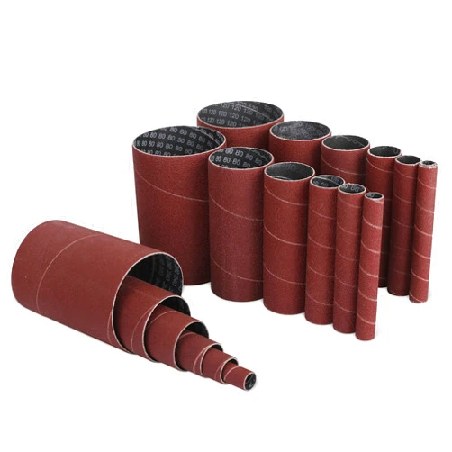 PLATINUMEDGE 18 Pieces Spindle Sander Sleeves, 6 Size assorted with 80, 120, 240 Grit Sandpaper, 1/2