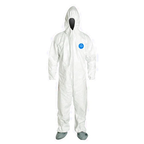 DuPont Tyvek 400 TY122S Disposable Protective Coverall Hood, Boots