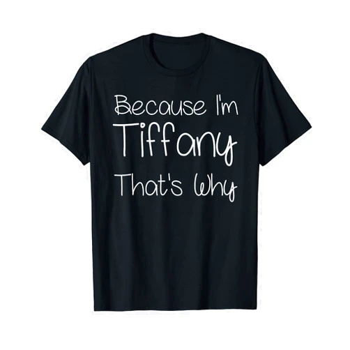 Custom Mother Christmas Mom Girl Wife First Names TIFFANY Funny Personalized Birthday Women Name Gift Idea T-Shirt