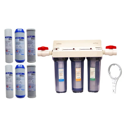 Reverse Osmosis Revolution Whole House 3-Stage Water Filtration System, 3/4
