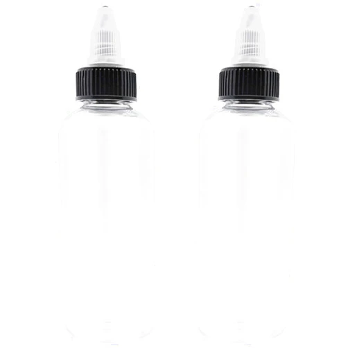 XYSMZM 2 Pcs 16oz Dispensing Bottles, Plastic Squeeze Bottles with Twist Top Cap