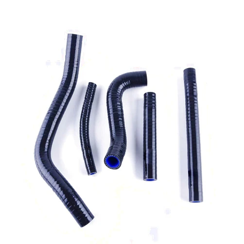ZAP Performance Silicone Radiator Hose Pipe Kit for 1996-2000 SUZUKI RM 250 RM250 Silicone Coolant Radiator Hose (Black)