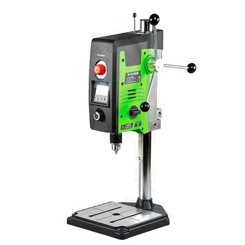 BACHIN Bench Drill Stand 800W Brushed digital display Mini Electric Bench Drilling Machine Chuck 1.5-16mm 6-Speed Benchtop Drill Press, Spindle Speed: 200-2500r/min