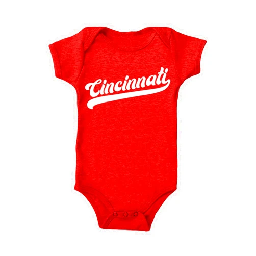 Haase Unlimited Cincinnati - Baseball Jersey Style Bodysuit