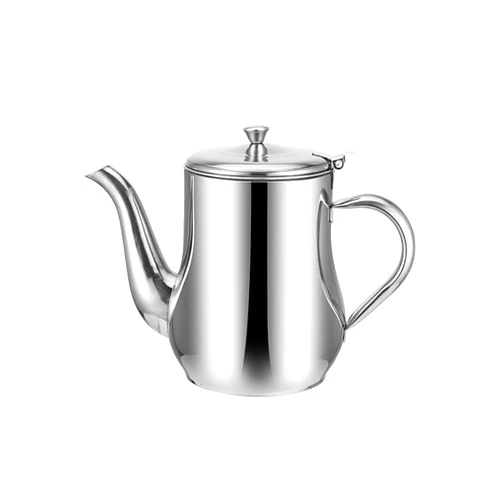 Ayfes Filter Oil Pot Stainless Steel Pouring Oil Bottle, Seasoning Jar Kitchen Supplies Ounce Pot