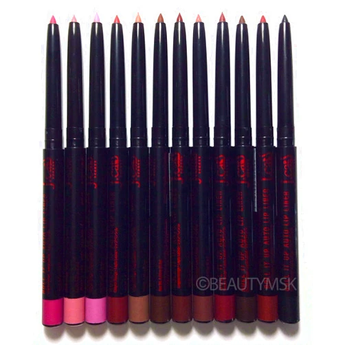 J.cat Beauty Roll It up Auto Lip Pencil Liner All 12 Colors