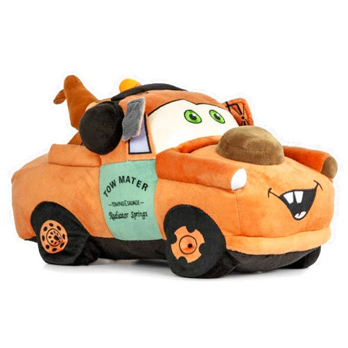 Jay Franco Disney Pixar Cars Tow Mater Plush Pillow Buddy - Super Soft Character Pillow - Polyester Microfiber, 14 Inches