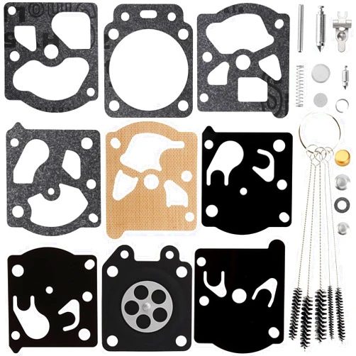 QAZAKY Carburetor Diaphragm Gasket Rebuild Repair Kit Compatible with K24-WAT WT 2-Cycle String Trimmer Blower Chainsaw Poulan Weedeater Ryobi Ryan IDC Homelite Lawnboy Toro McCulloch