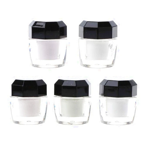 QIXIAMO 5 Color UV Color Change Pigment Powder Photochromic Pigment Expose to Sunlight Reactive Resin Colorants Jewelry Making