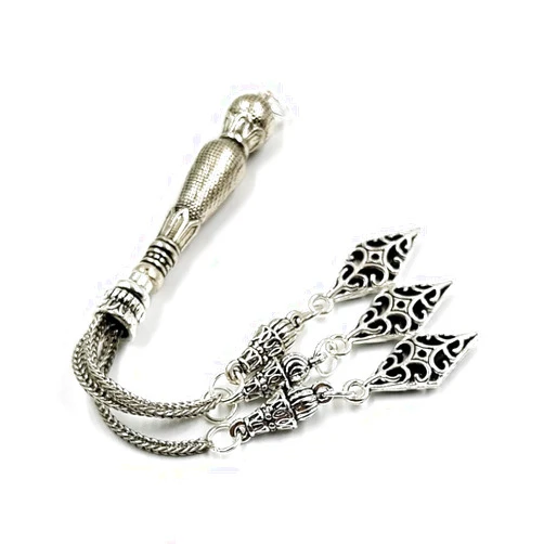 ALBASHAN Tasbih Accessories silver color Tassel rosary Pendant bracelet DIY making misbaha