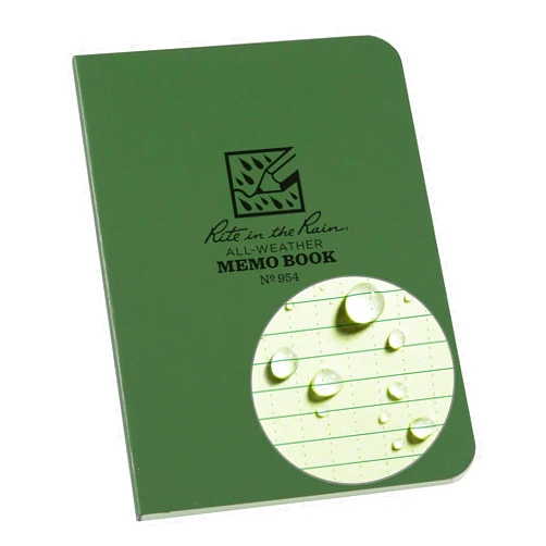 Rite in the Rain Weatherproof Soft Cover Pocket Notebook, 3 1/2