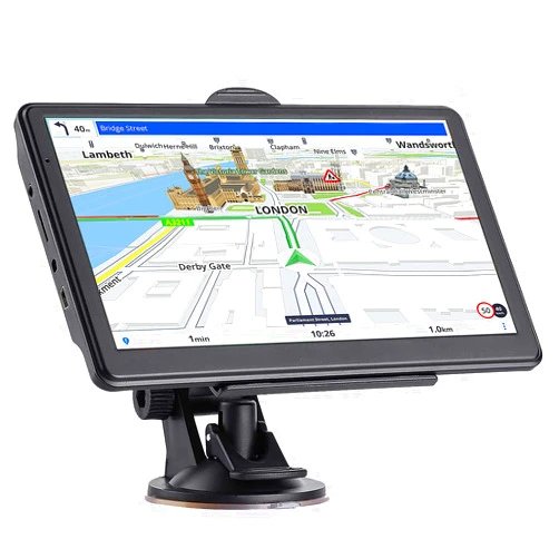 Leesion GPS Navigator for Car, Latest 2024 Map 7 inch Touch Screen Car GPS 256-16GB, Voice Turn Direction Guidance, Support Speed and Red Light Warning, Pre-Installed North America Lifetime map Free Update…