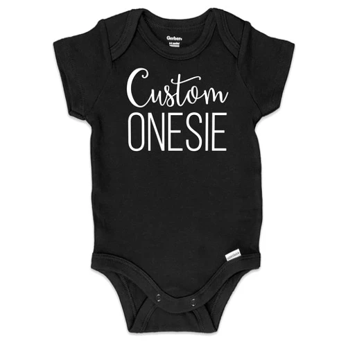 Kate & Meri Custom Baby Onesie Bodysuit | Personalized Baby Romper