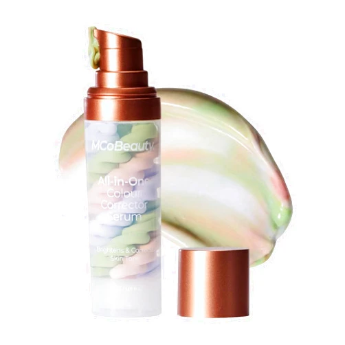 MCoBeauty - All-In-One Color Correcting Primer Makeup - Gel like Textured Serum with Niacinamide and Triple Pigment Blend - Face Make-up, Beauty Products - 30ml