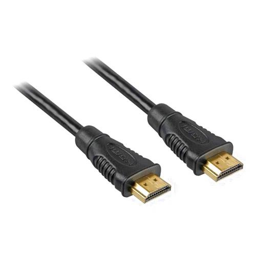 PremiumCord HDMI 1.5m - HDMI Cables (HDMI, HDMI, Male/Male, Gold, Black, 4096 x 2160 Pixels)