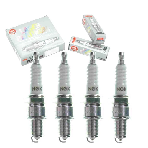 Sixity Auto 4 pc NGK Laser Platinum Spark Plugs compatible with Audi A4 2.0L L4 2005-2016