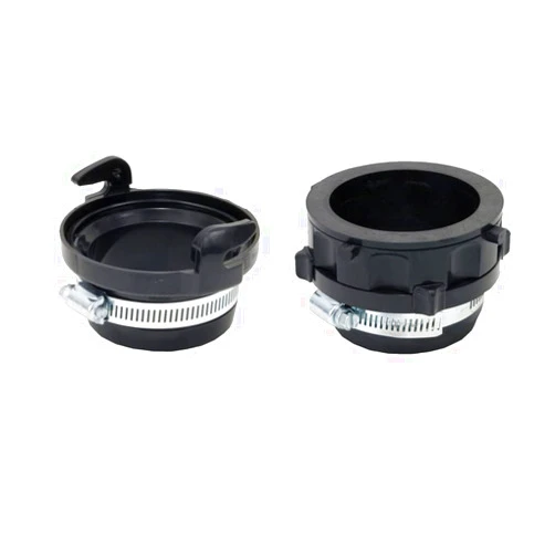 VALTERRA F02-2029VP Quick Connect System with Rotating Bayonet Fitting and Hose Clamps, Black