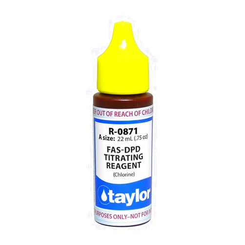 Taylor FAS-DPD Titrating Reagent (Chlorine) .75 oz R-0871-A