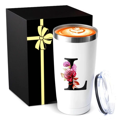 MNZZ 20 Oz Insulated Coffee Cup with Lid Car Tumbler Travel Mug Women Lady Boss Coworker Appreciation Colleague Gifts Manager Team Member Employee Executive Assistant Farewell Leaving Retirement Christmas
