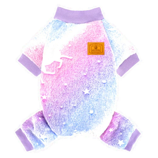 XPUDAC Dog Sweater Glows in The Dark Fleece Pajamas for Small Medium Dogs Girl Boy Puppy Clothes for Halloween Cristmas Winter(X-Small)