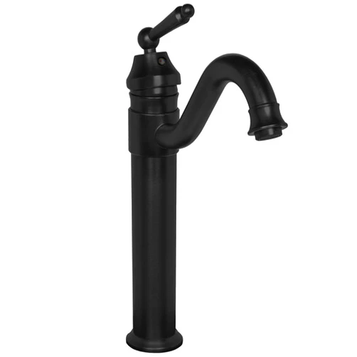 Miseno ML953-FB Miseno 1.2/1.8 GPM Single Hole Vessel Bathroom Faucet, Solid Brass Construction, Flat Black Finish