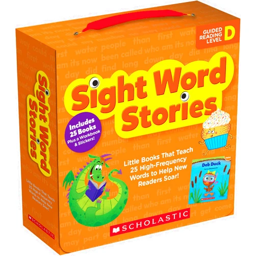 By Liza Charlesworth (Author) Sight Word Stories: Level D (Parent Pack): Fun Books That Teach 25 Sight Words to Help New Readers Soar (Scholastic Guided Reading Level D)