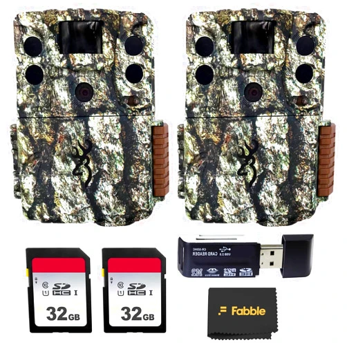 Browning Command Ops Elite 20 Trail Camera Bundle with SD Card, and Cleaning Cloth – Complete Wildlife and Outdoor Scouting Kit for Hunting, Monitoring, and Security