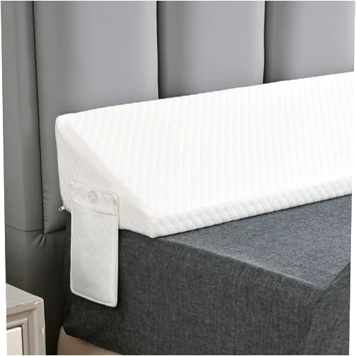 MIDLADE Full Size Bed Wedge Pillow for Headboard Pillow Full Mattress Wedge Gap Filler Trinangle Pillow Wedge for Headboard Space Filler Plus Long Pillow For Bed,Loft Bedroom Accessories Dorm Room Essentails
