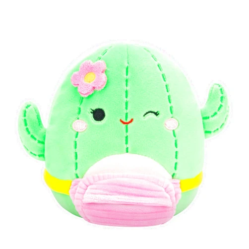 Squishmallows Original 5-Inch Maritza Green Cactus with Pink Fanny Pack - Official Jazwares Plush (Little)