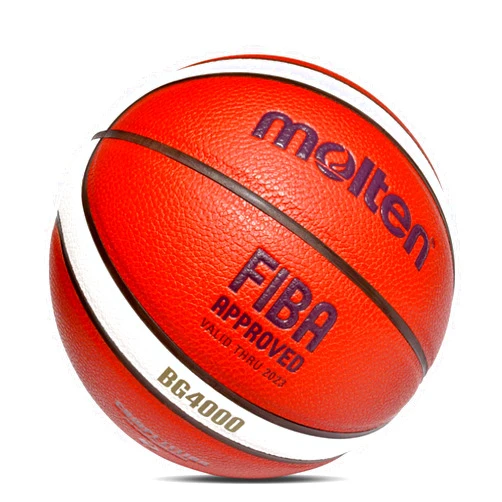 MERAZO Basketball BG4000 Standard Basketball, PU Material for Regular Competition Basketball, GF Series Evolution Ball, Wear-Resistant- Size 5, 6, 7 (Size 7#)