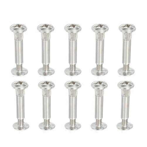 PATIKIL Binding Screw Posts, 10 Set Screw Posts Fit for 3/16