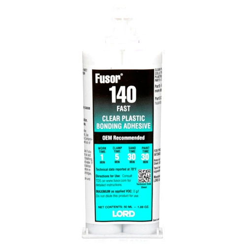 Lord Fusor Clear Plastic Structural Installation Adhesive (Fast-Set), 1.7 Oz.fus-140